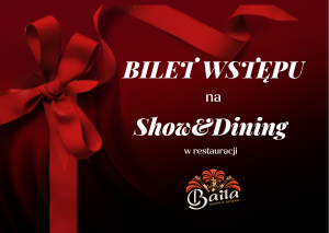 Voucher bilet wstępu na SHOW&DINING